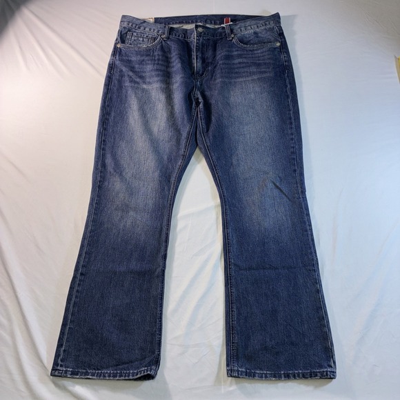 Stetson Other - Stetson Rocker Boot Leg Jeans Mens 42x32 Medium Wash Blue Denim 1014 Bootcut